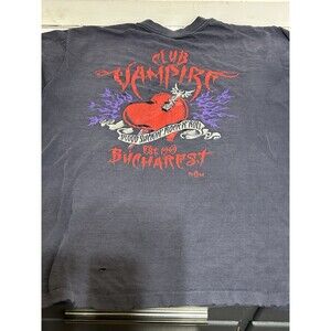 Tattoo Los Angeles Club Vampire Bucharest Rock N Roll Vintage Large T Shirt